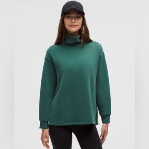 Lululemon Softstreme Funnel-Neck Long Pullover Storm Teal Medium